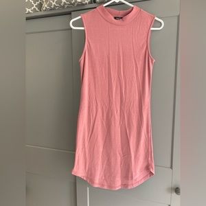 Pink body con dress